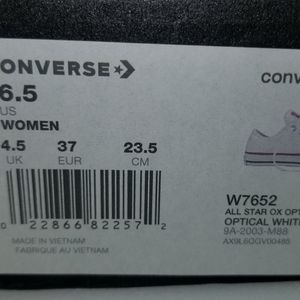 Women's Converse 6.5 Classic White